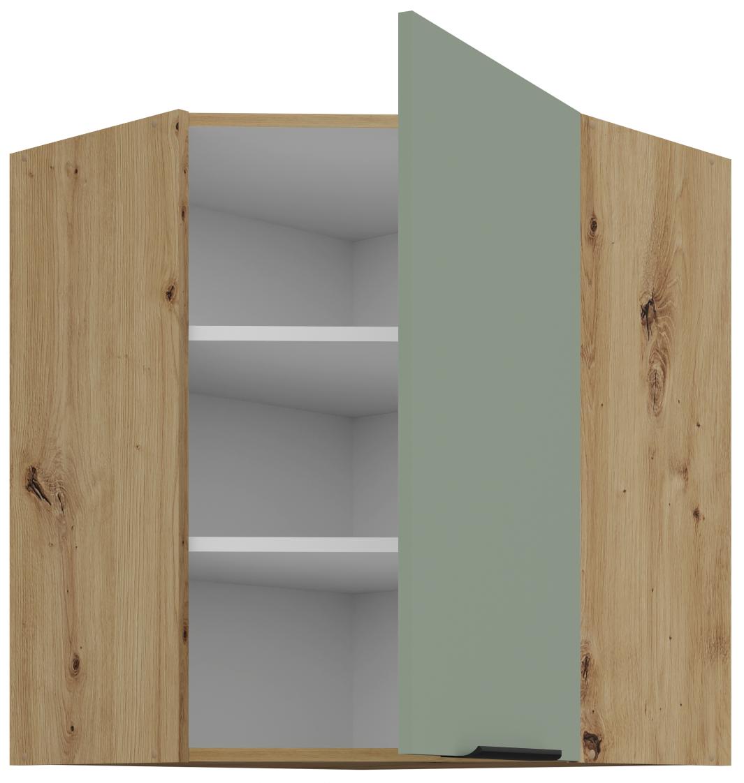 Κρεμαστό ντουλάπι γωνιακό Arianna 60x60 GN 72 1F-Φυστικί