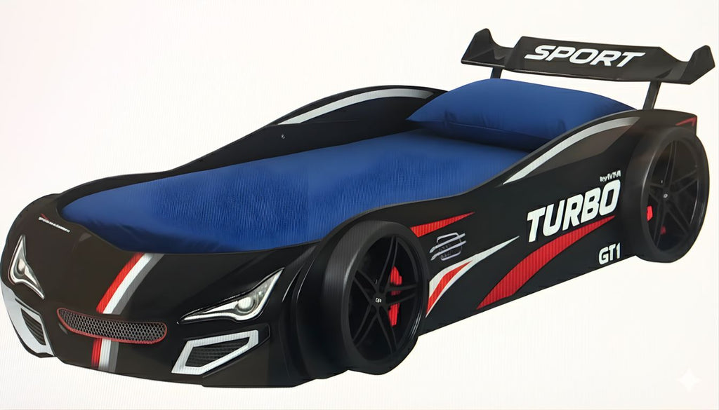 Παιδικό Κρεβάτι Turbo plus-Μαύρο