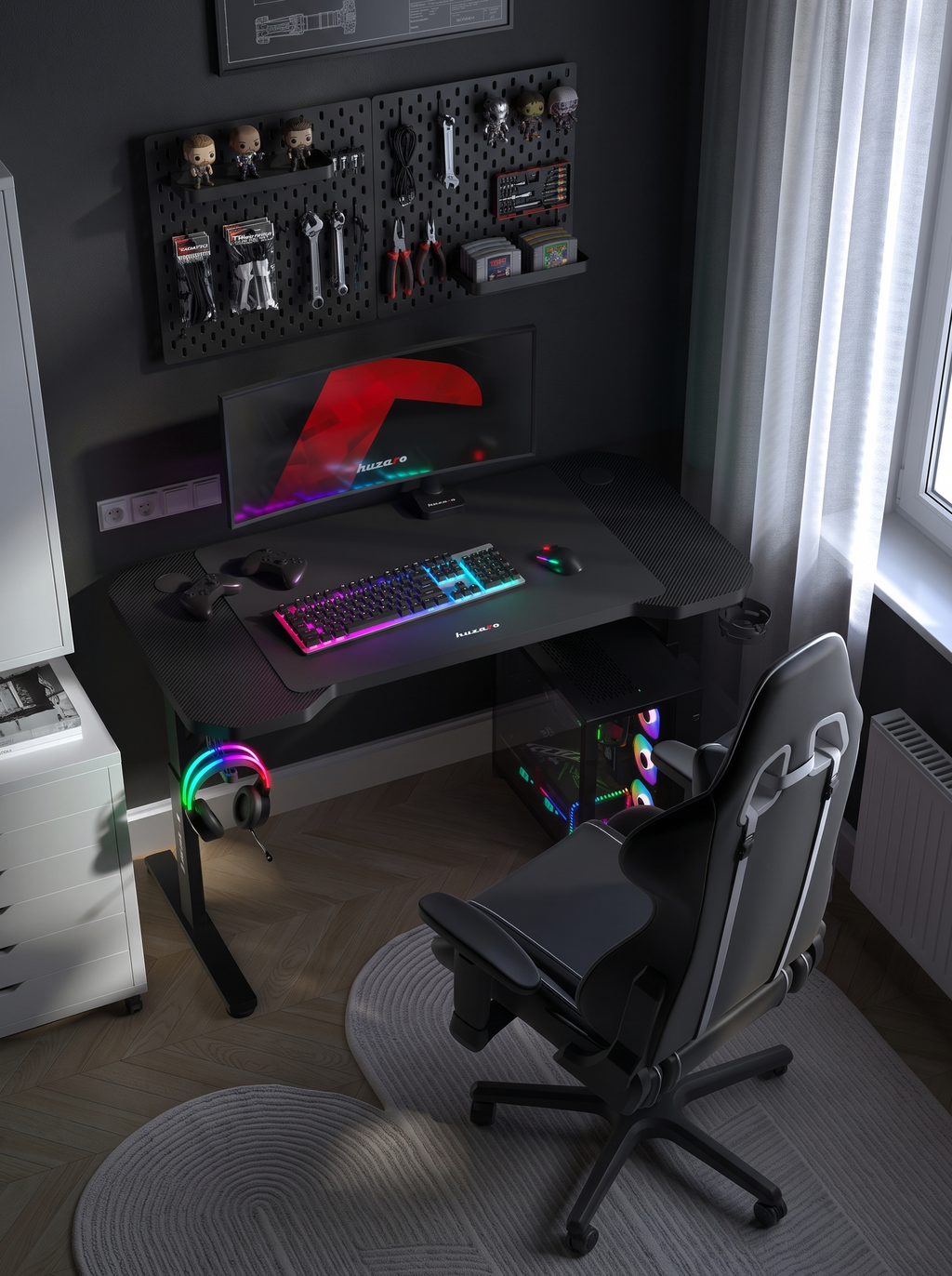 Γραφείο Gaming Hero 2.6 – Μαύρο
