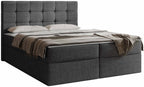 Επενδυμένο κρεβάτι Luanda-160 x 200-Gkri Skouro