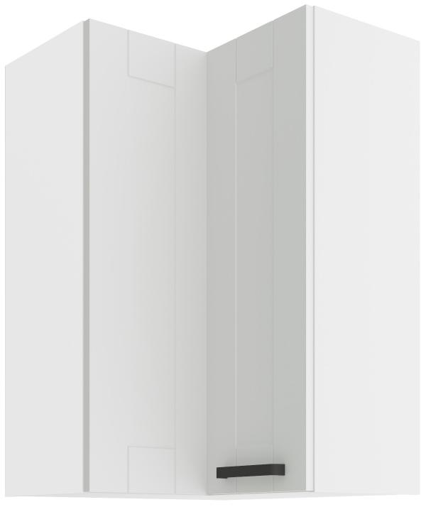 Κρεμαστό ντουλάπι γωνιακό Nelor 60x60 GN 90 2F-Λευκό
