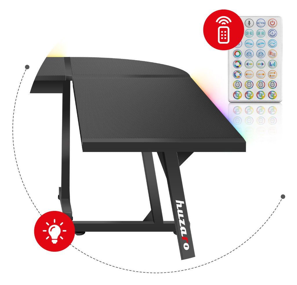 Γωνιακό Γραφείο Gaming Hero 6.0 RGB