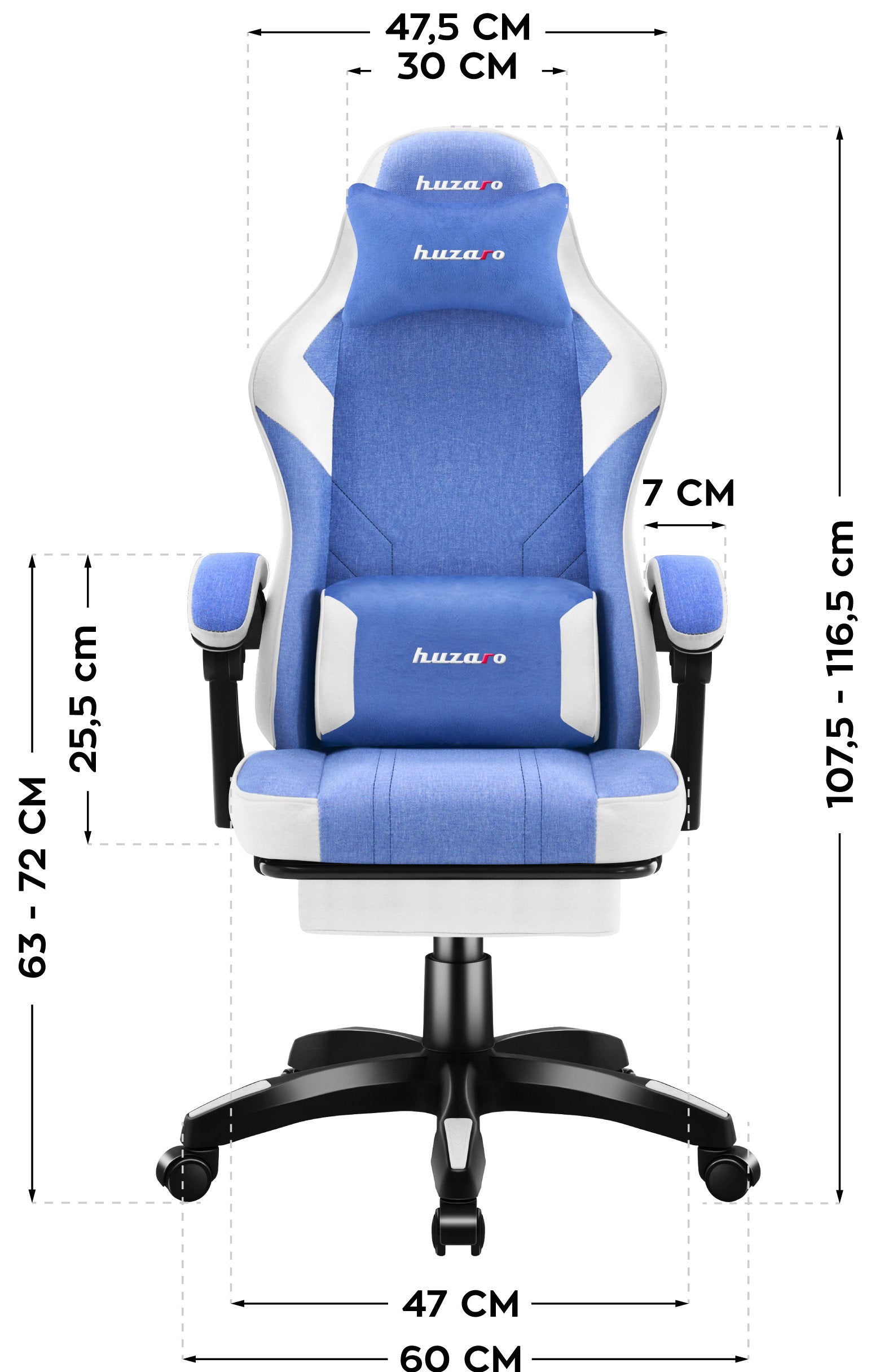 Καρέκλα Gaming Force 3.7 – Μπλέ