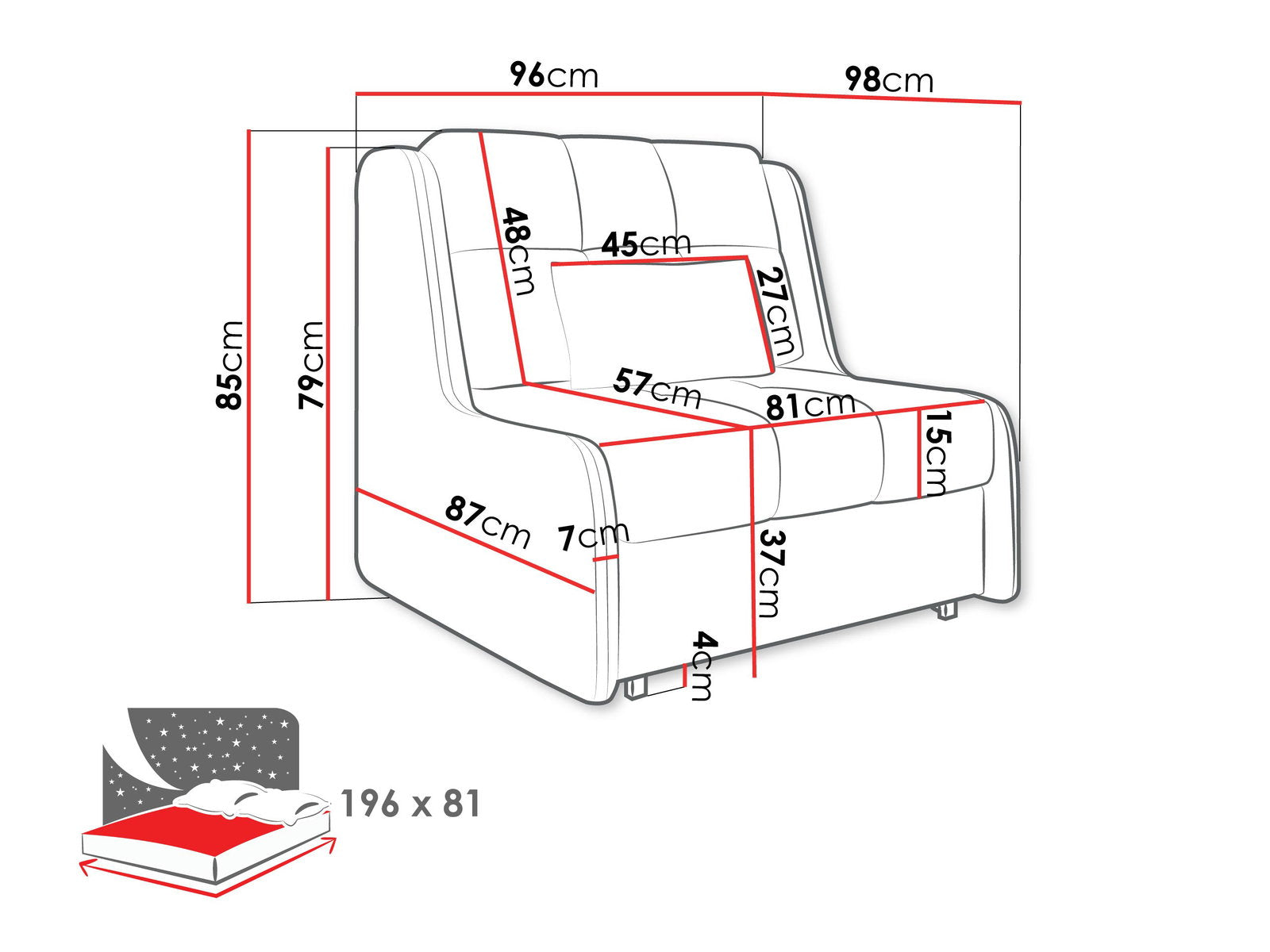 Πολυθρόνα Viva Elite-Λευκό