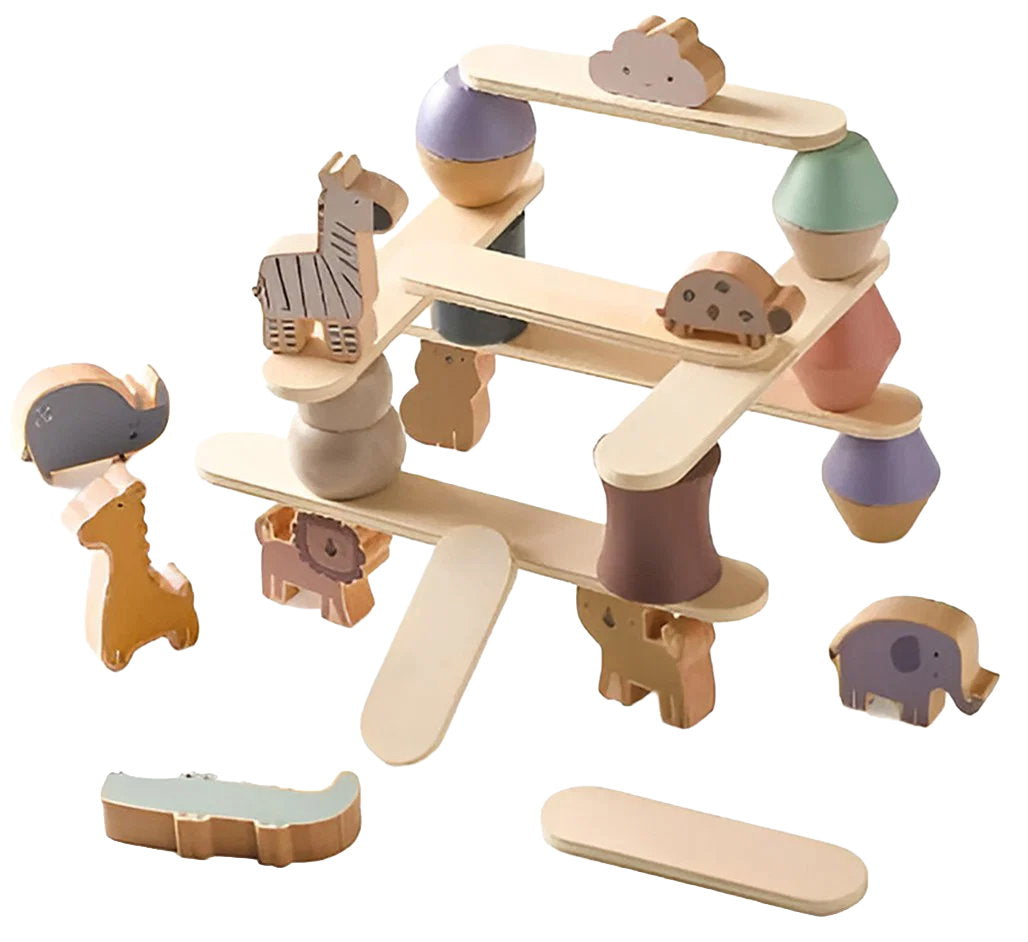 Παιδικό σετ με τουβλάκια Joyland Animal Tower
