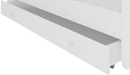 Παιδικό Κρεβάτι Belossi-Λευκό-160 x 80-Χωρίς προστατευτικό