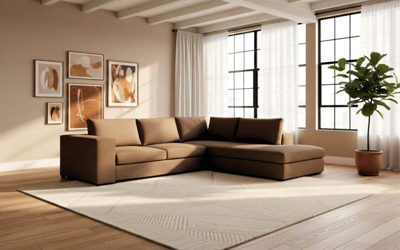 Γωνιακός καναπές Carla-Αριστερή-280φ 220β-MInk
