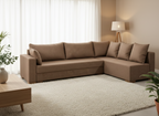 Γωνιακός καναπές Trendy-Αριστερή-265φ 165β εκ.-MInk