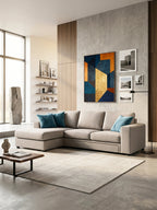 Γωνιακός καναπές Lina plus-Mpez Anoixto-265 x 150 εκ.-Δεξιά