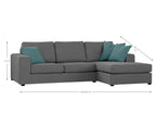 Γωνιακός καναπές Lina-Mple Special-245 x 170 εκ.-Χωρίς Μπαούλο