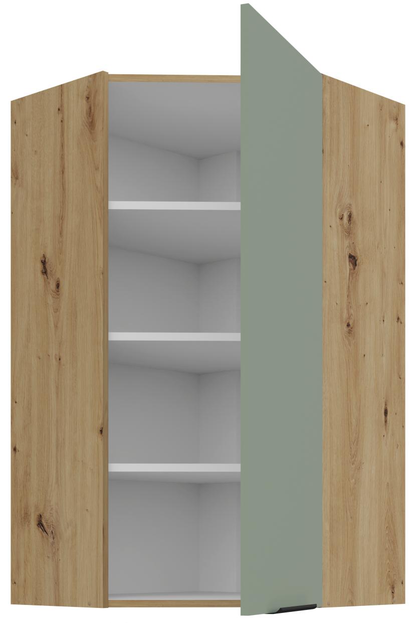 Κρεμαστό ντουλάπι γωνιακό Arianna 60x60 GN 108 1F-Φυστικί