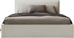Επενδυμένο Κρεβάτι Bianco Grant-Κρεμ-140 x 200